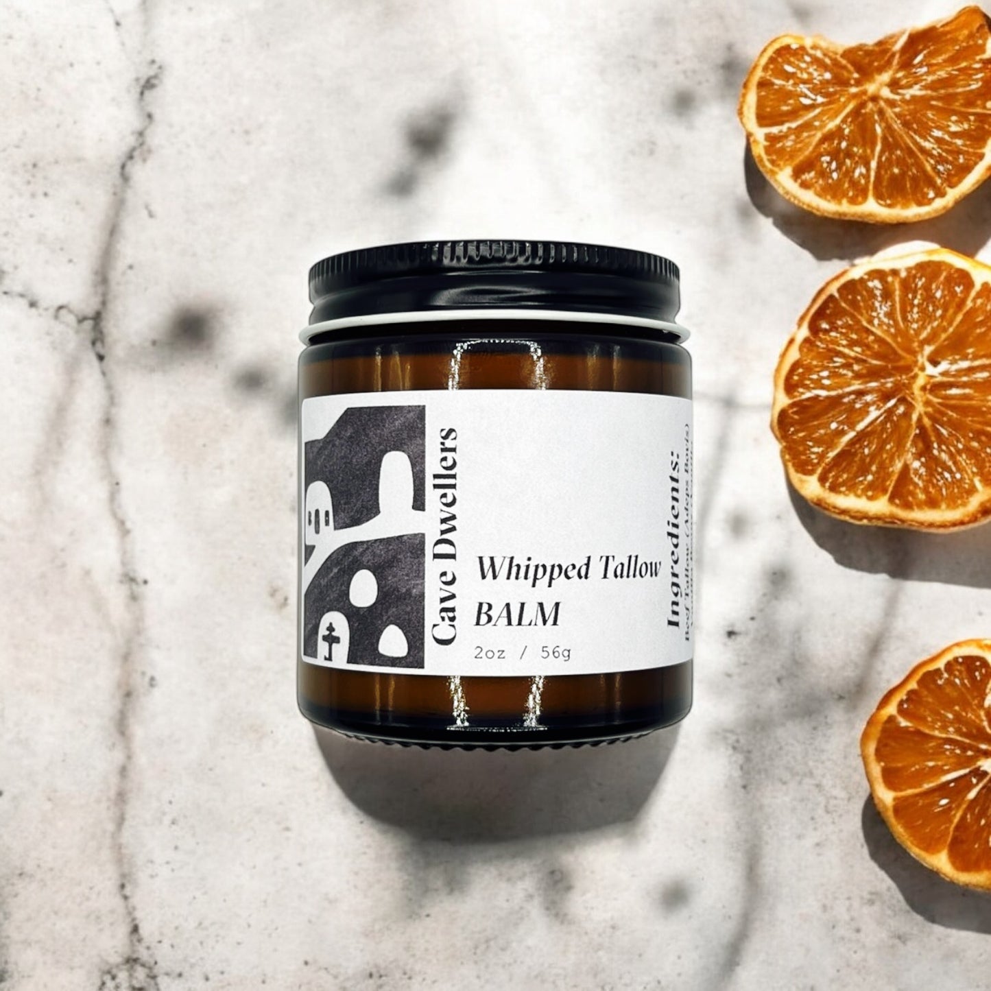 Sweet Orange + Cedarwood Whipped Tallow Balm